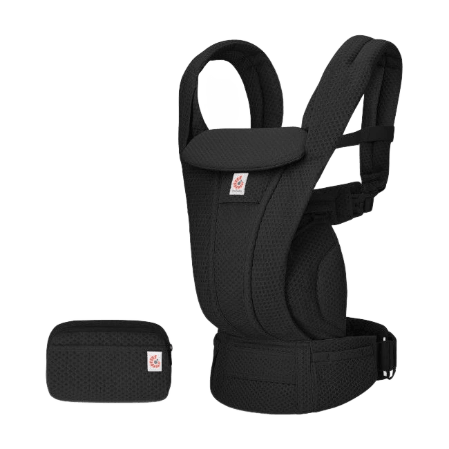Porta Bebés Omni Deluxe Mesh - Onyx Black