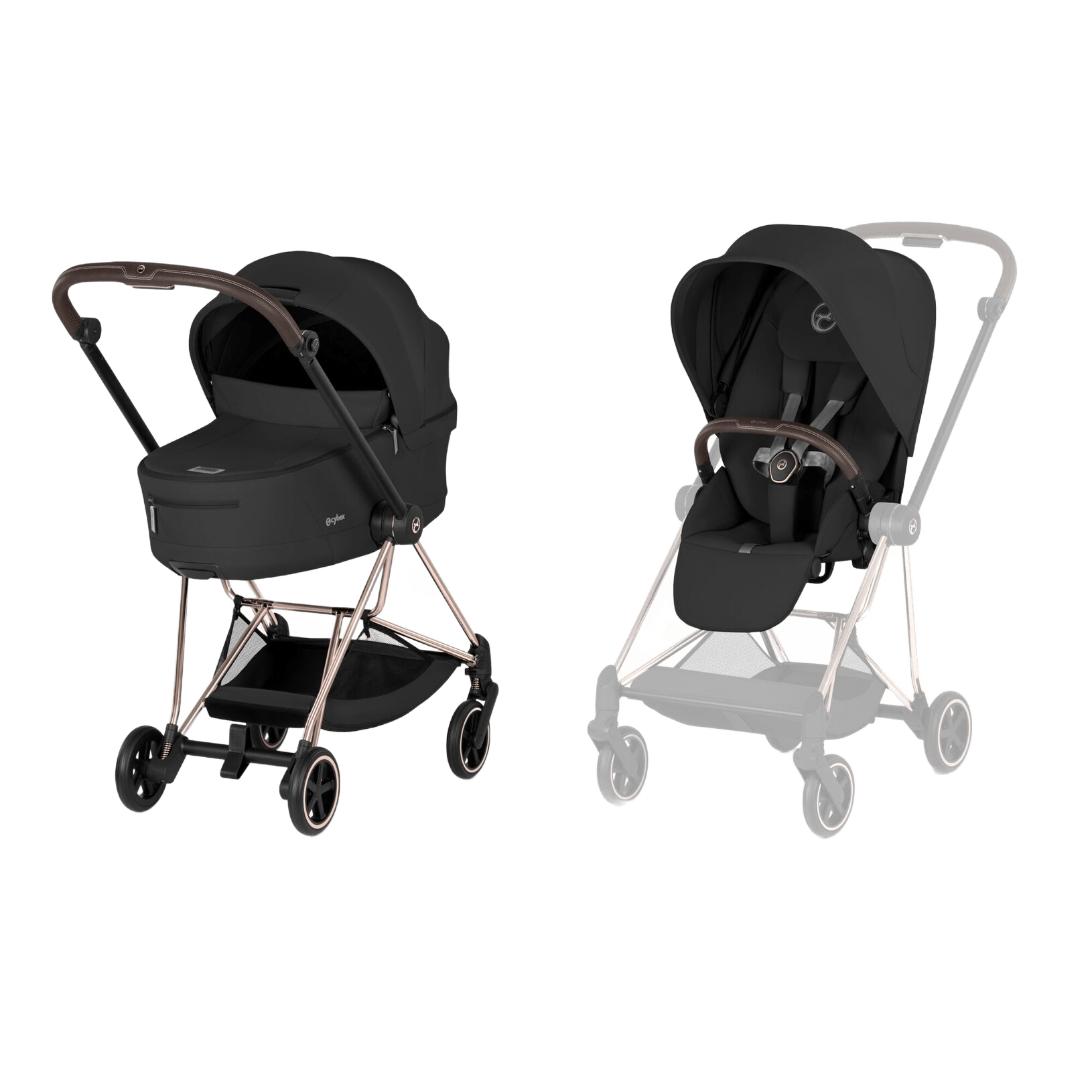 Mios Rosegold + Alcofa Fold - Sepia Black