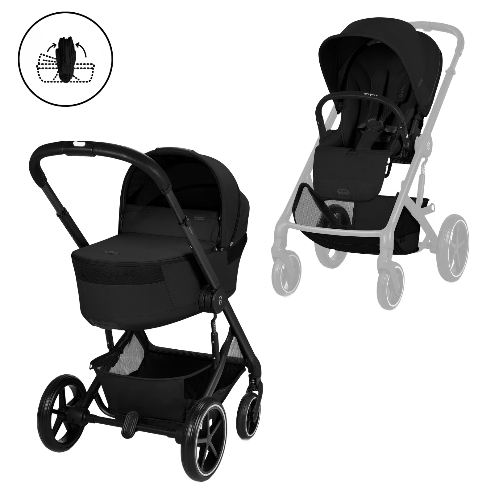 Balios S Lux C/Alcofa - Moon Black miniatura 1
