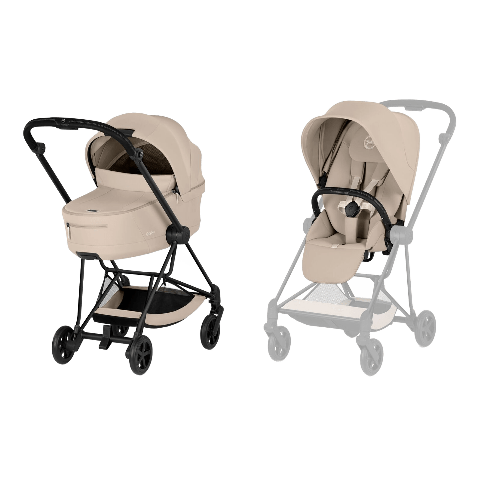 Mios Matt Black + Alcofa Fold - Cozy Beige miniatura 1