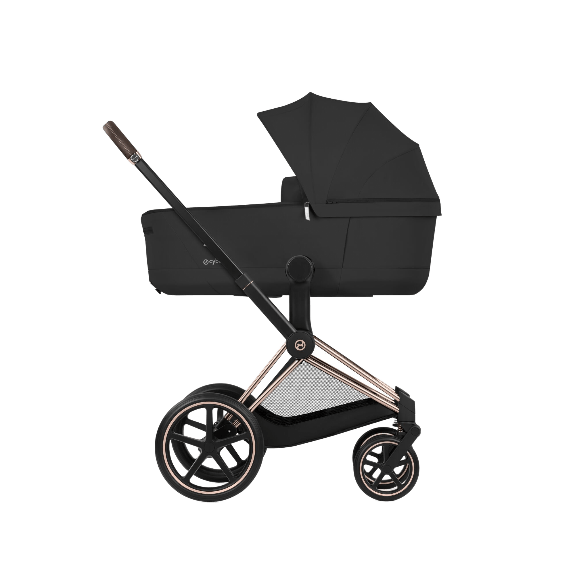 Priam Comfort Rosegold + Alcofa Fold - Sepia Black miniatura 2