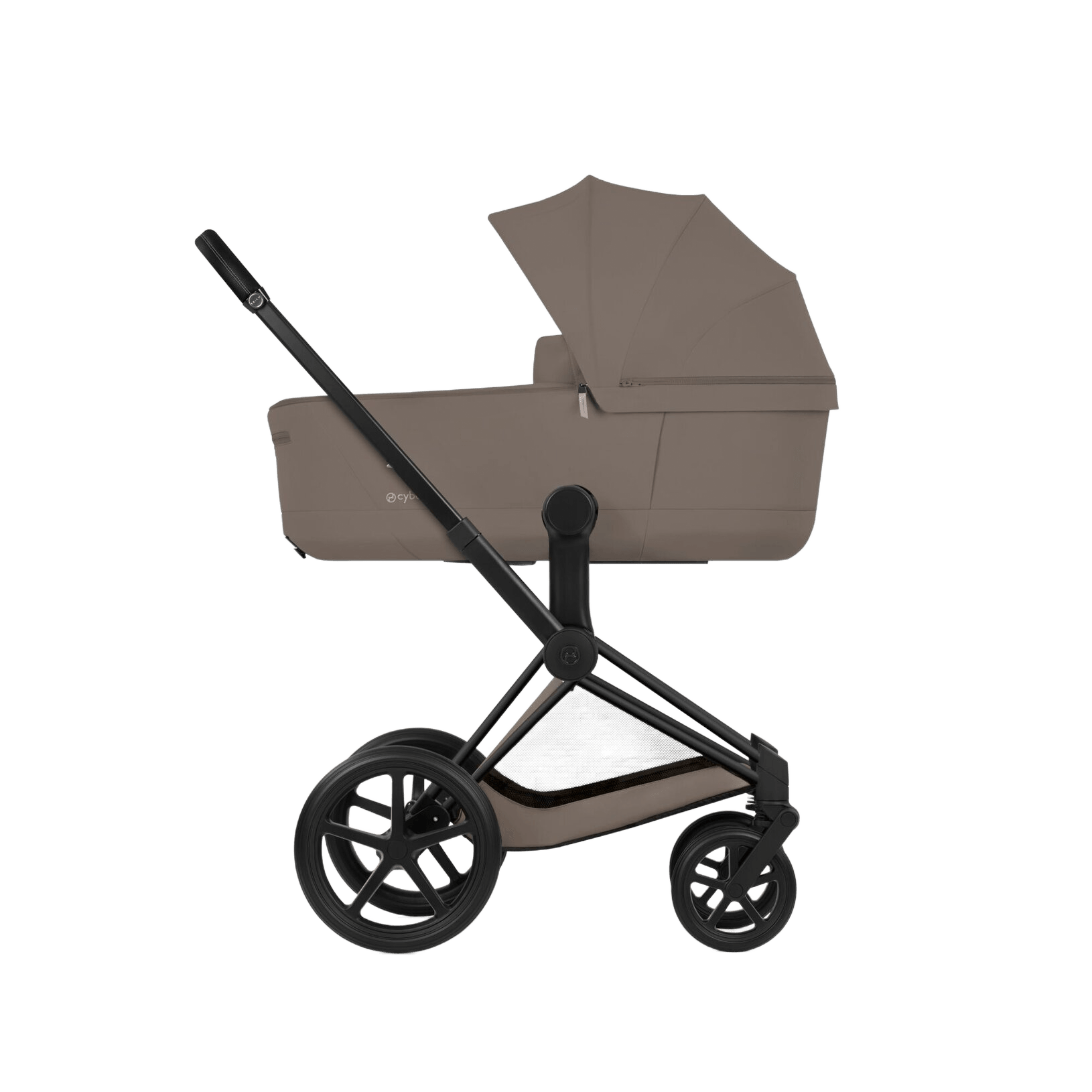 Priam Comfort Matt Black + Alcofa Fold - Coconut Brown miniatura 2